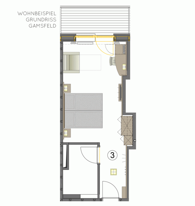 Wohnbeispiel Grundriss Gamsfeld