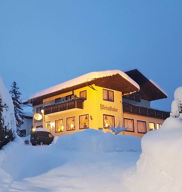 Restaurant Weinstube im Winter