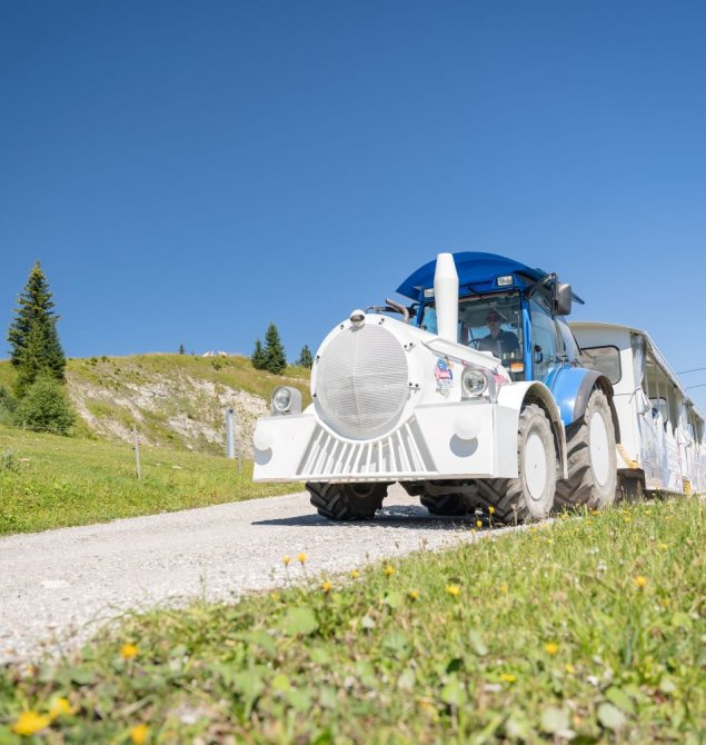 Mit dem Bummelzug auf die Edtalm